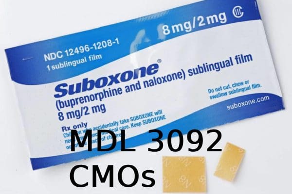 Suboxone Case Management Orders
